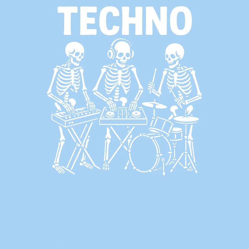 Electro Skeletons Performing Live