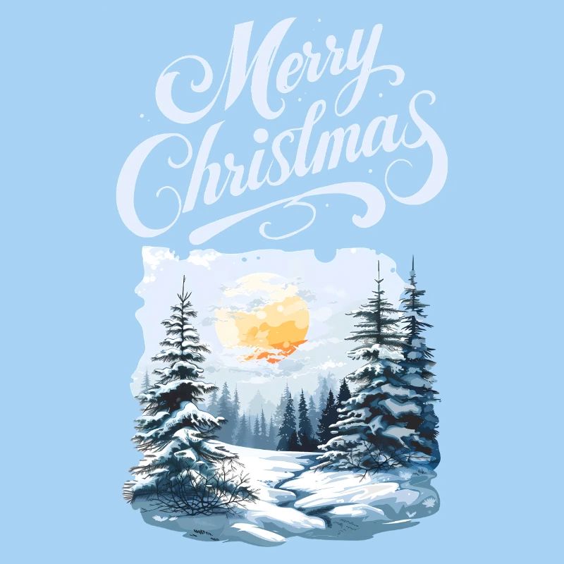 Joyeux Noël Forêt Paysage