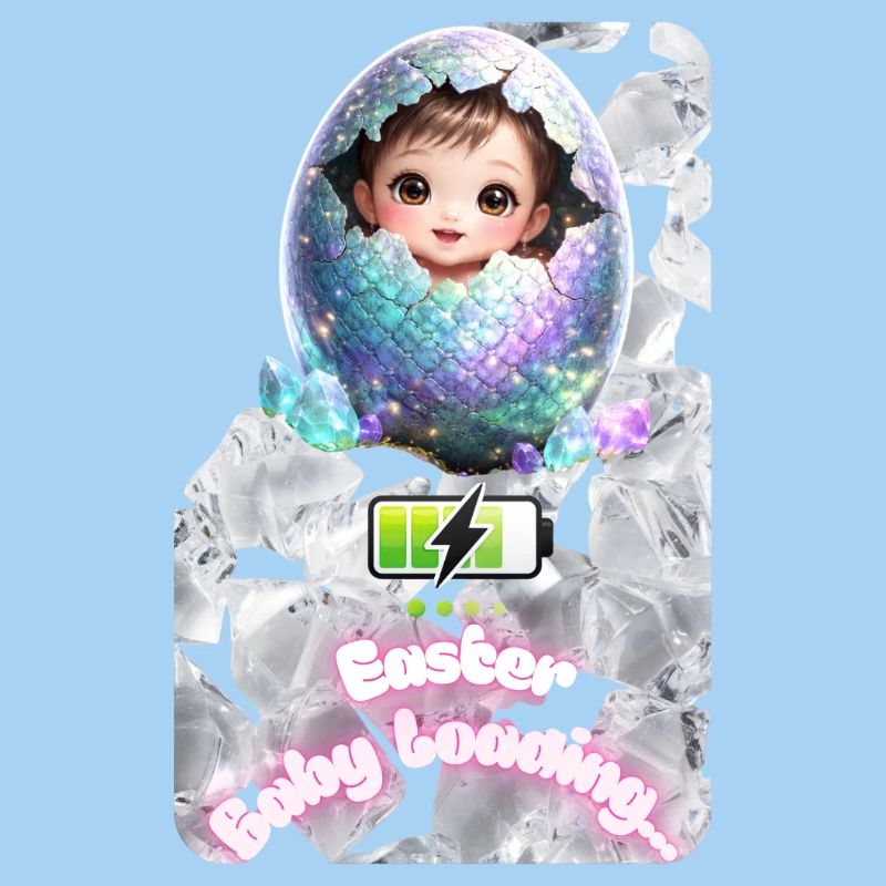Osterknospe Baby-Ei Explosion