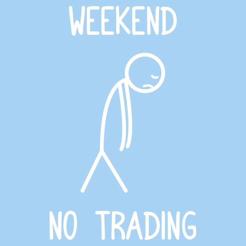 Week-end sans trading Marché boursier Trader en bourse