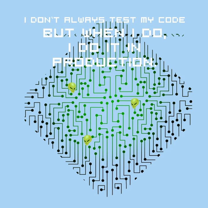 test code nerd joke spruch pc programmer geek i