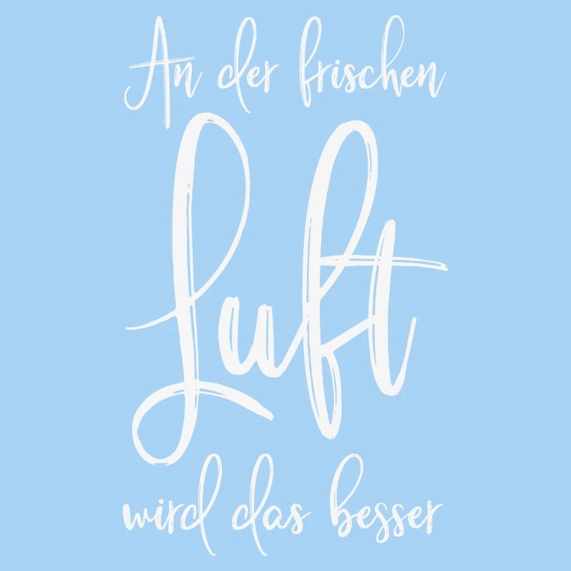 An der frischen Luft wird das besser