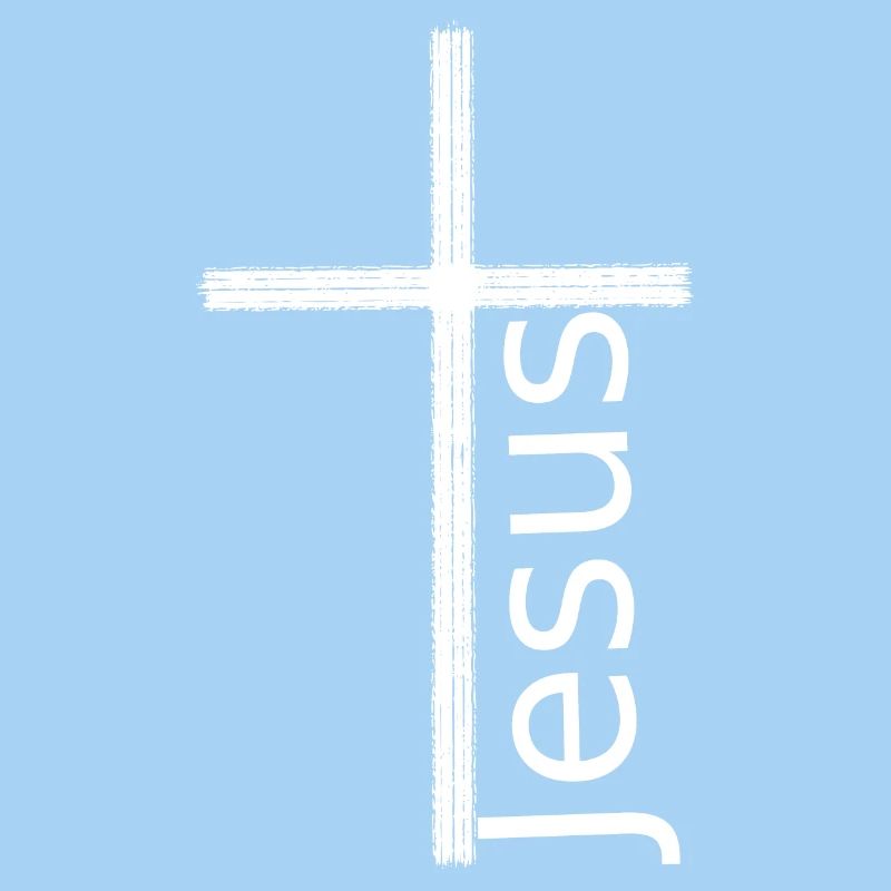 Cross Jesus white