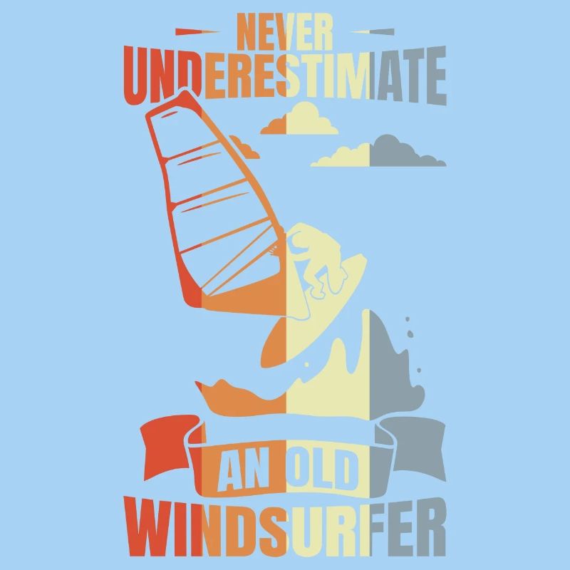 Windsurfer Großvater