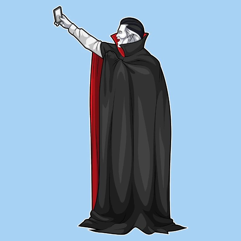 Vampire Halloween Selfie