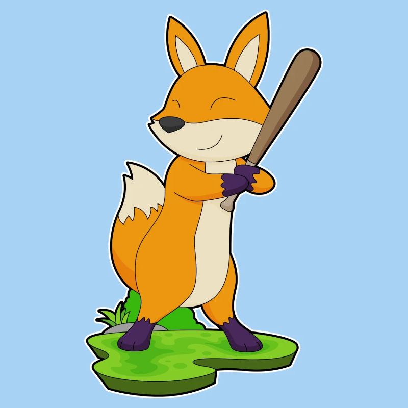 Fuchs Baseball Baseballschläger