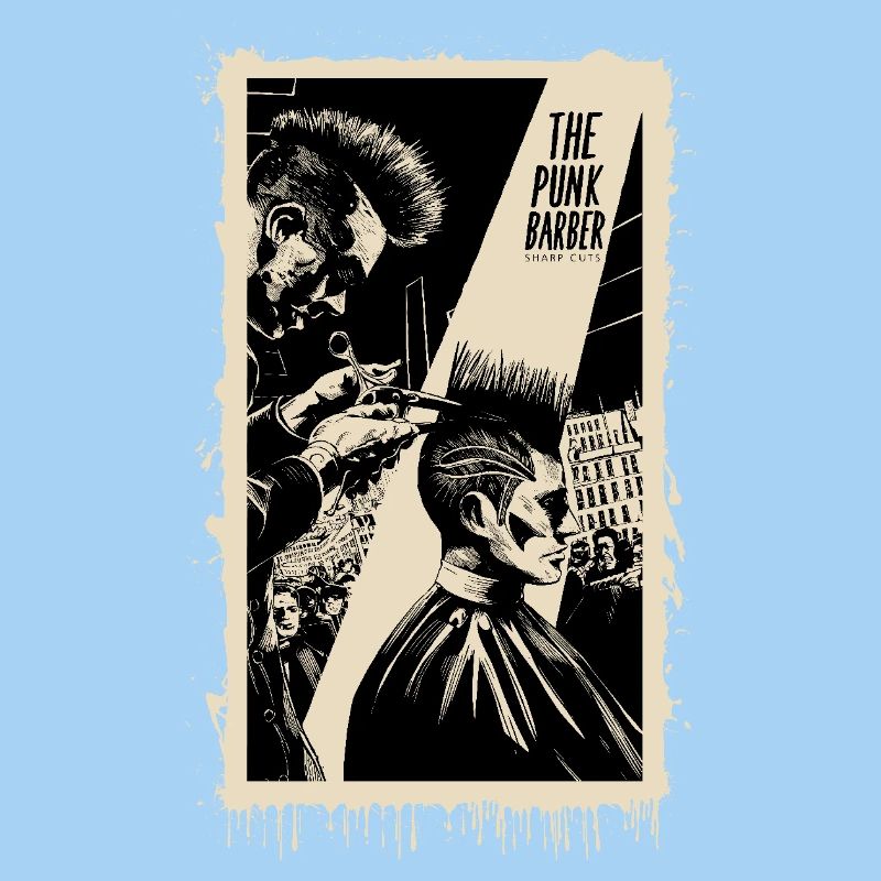 Punk Barber scharfe Schnitte