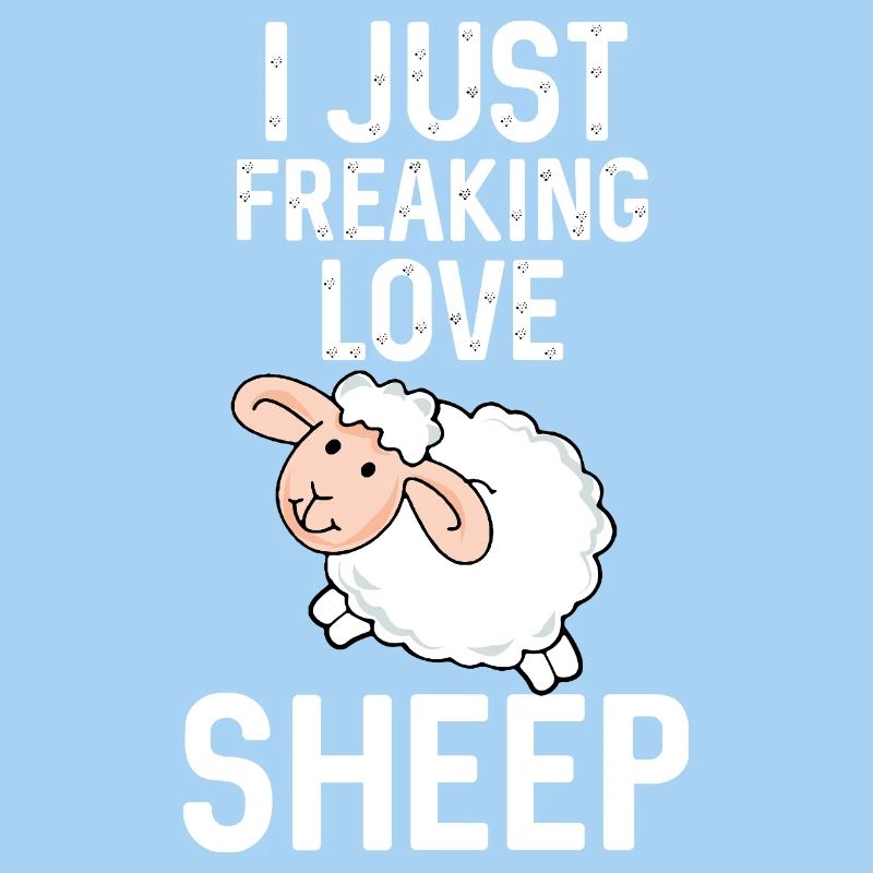 I Freaking Love Schafe | Funny Sheep Design