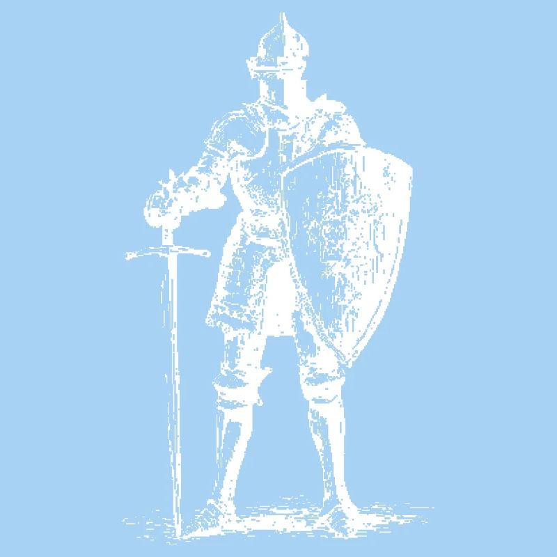 Knight Sentinel with Sword and Shield