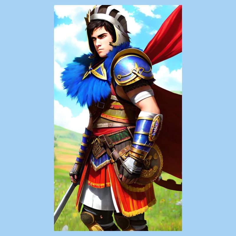 Multicolor Knight Gladiator