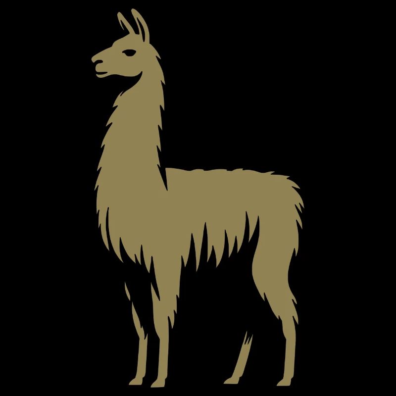 Silhouette de lama