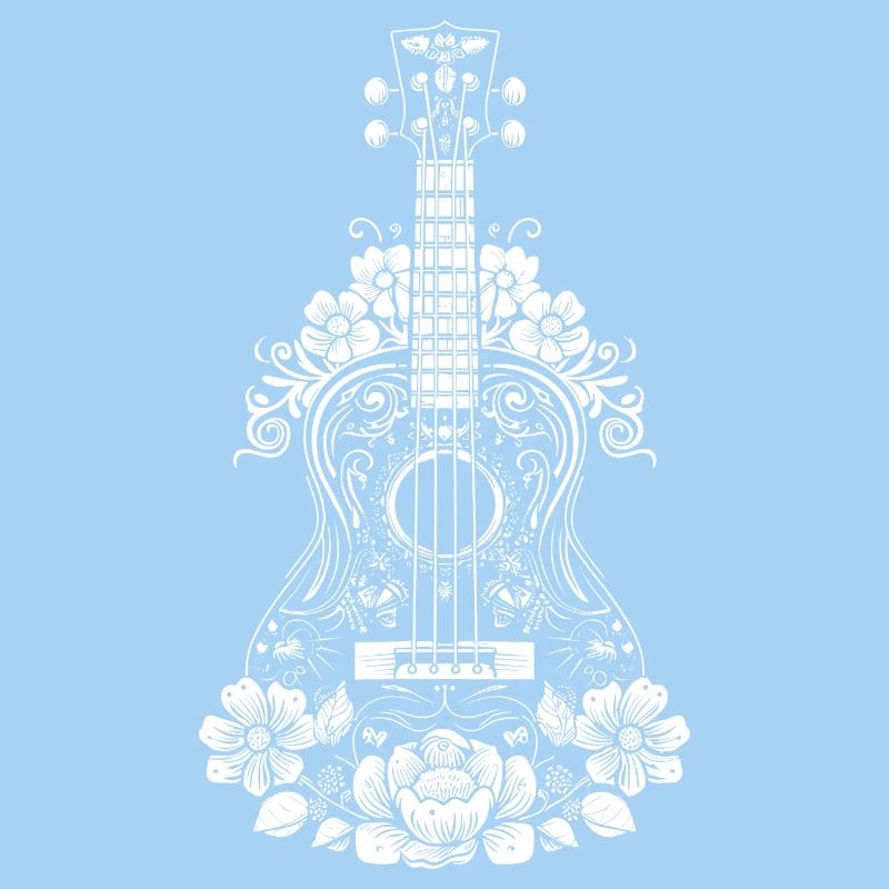 Ukulele Comic-Stil