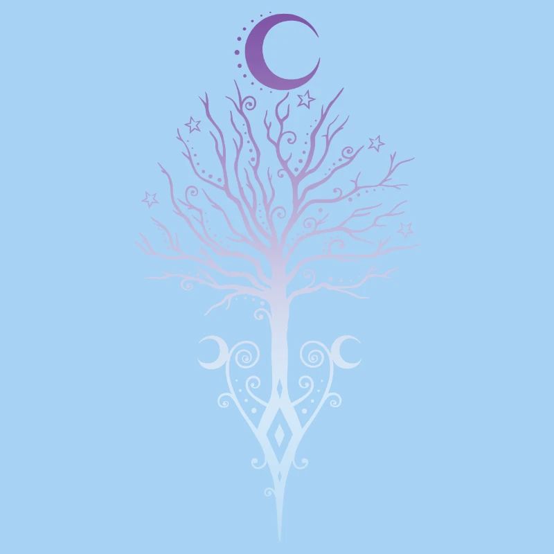 Okkulter Mondbaum Dunkler Herbst