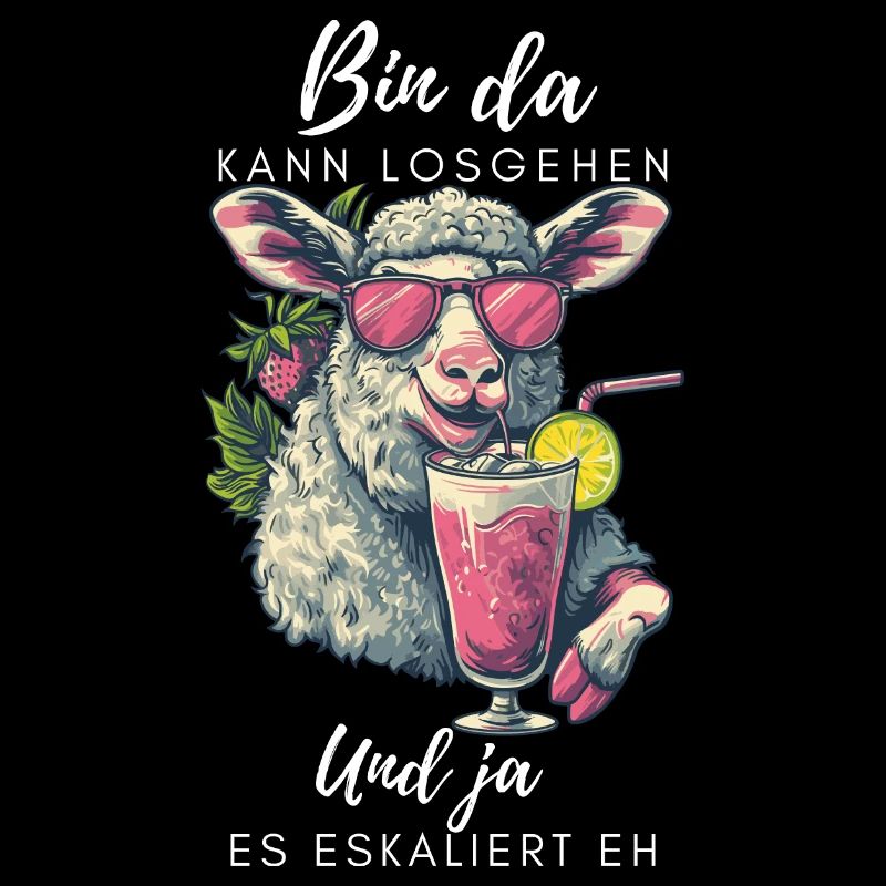 Lustiges Partyschaf – Es eskaliert eh