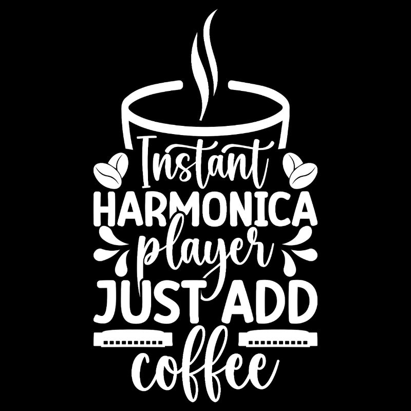 Harmonica Musican Instant Player Just Coffee
