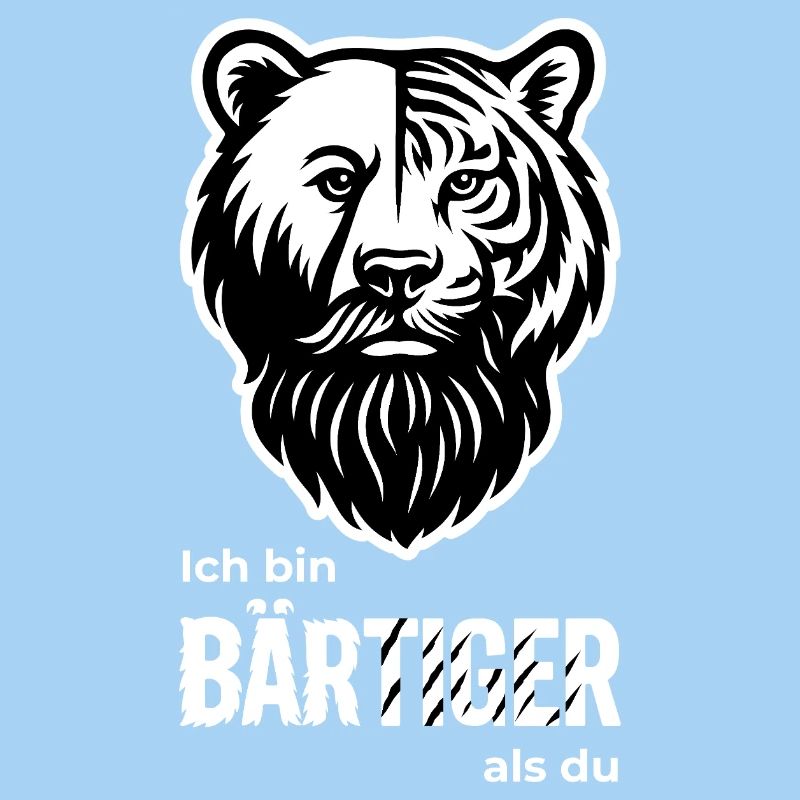 BEARDED Bear & Tiger Beard Pun
