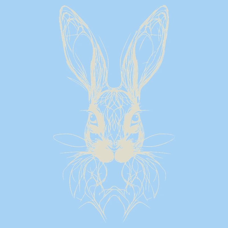 Osterhase Hase Geometrie 