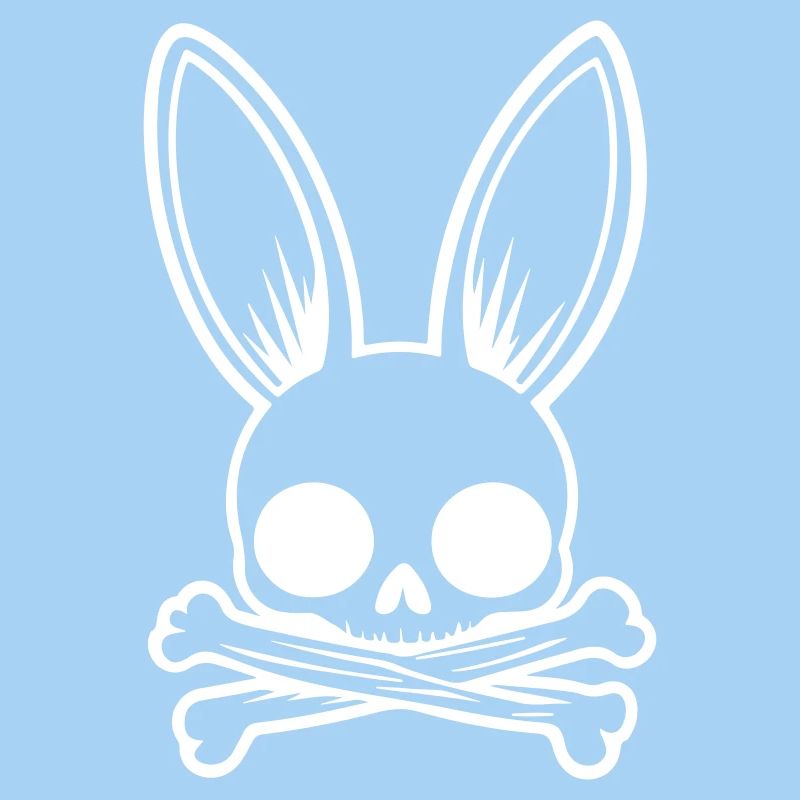 Lapin Drôle Crâne de Pâques