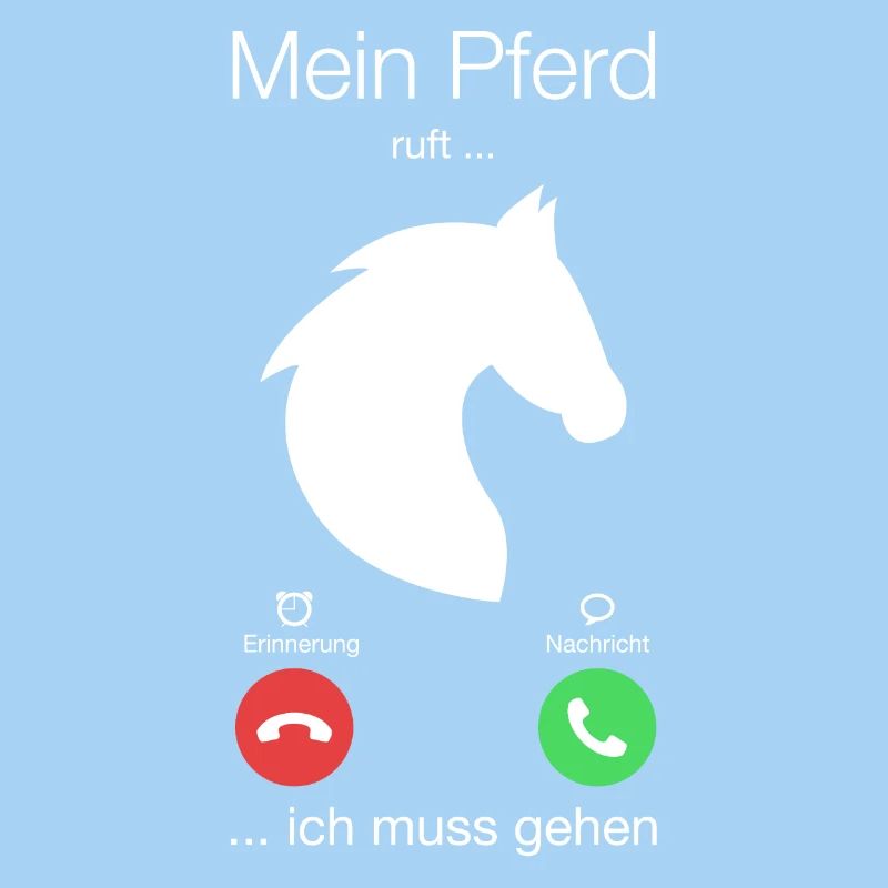 Geschenk Anruf Pferd ruft