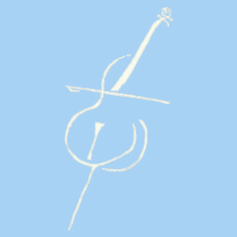 Violoncelle blanc pur