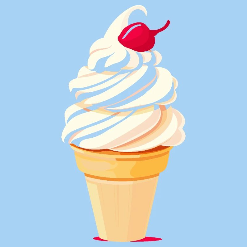 Cornet de crème glacée Artwork