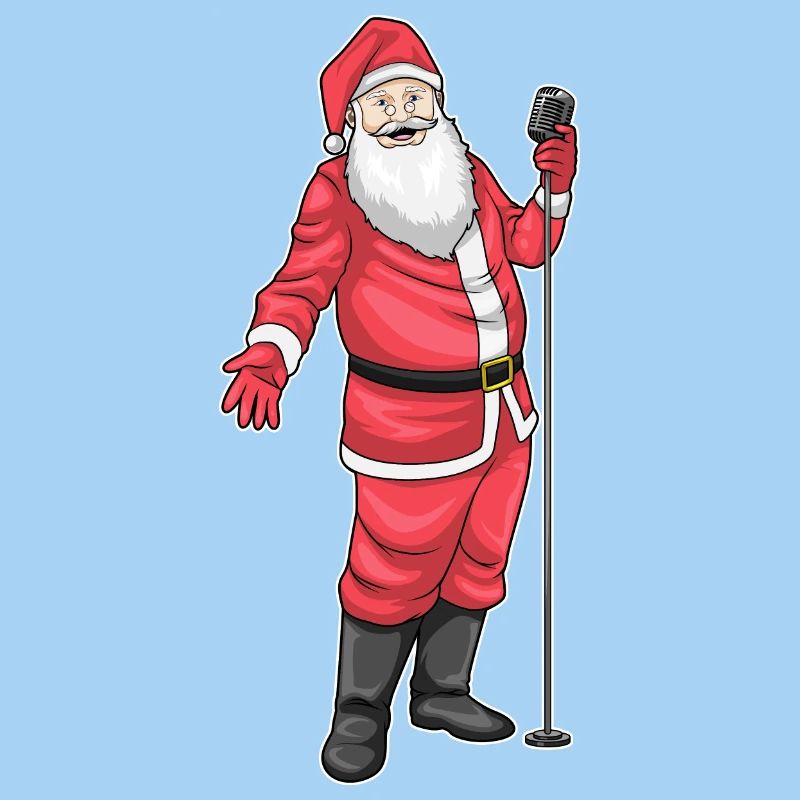 Le Père Noël chante de Noël