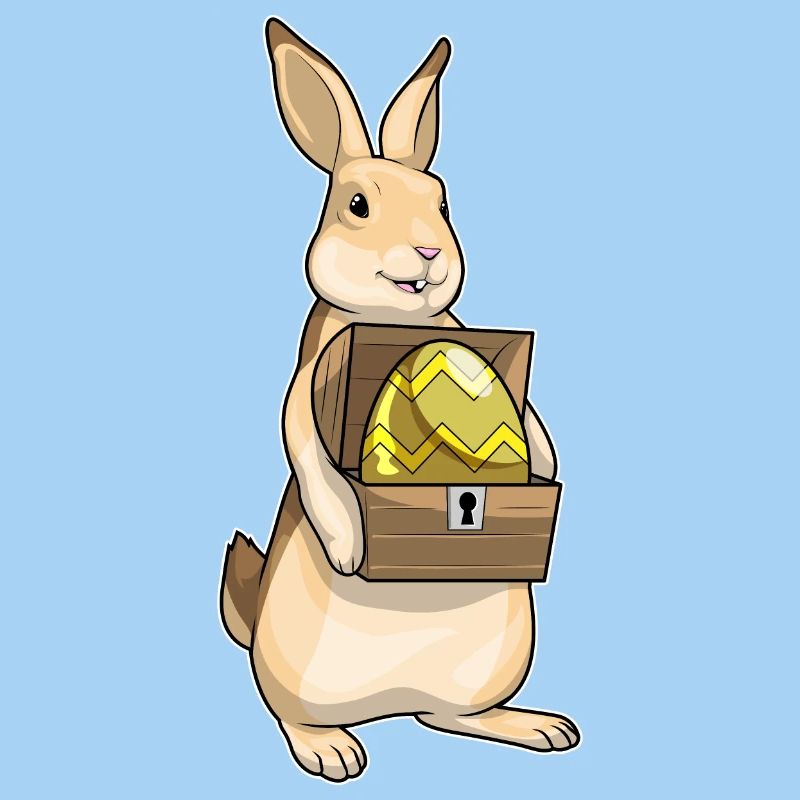 Bunny Easter Treasure Chest