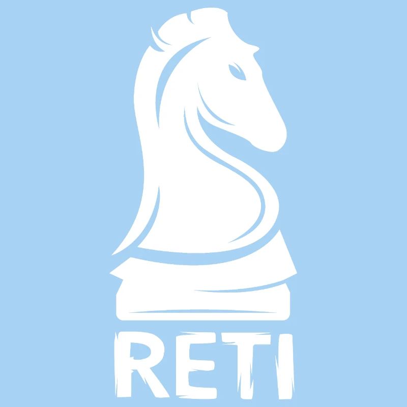 reti chess opening knight - chess horse logo