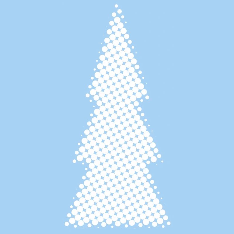 Weihnachtsbaum Silhouette