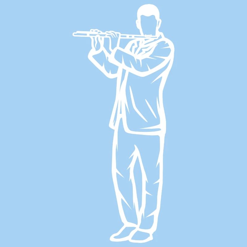 Flutist Drawing