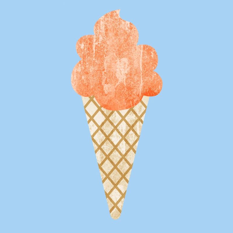 Eis Sommer Waffel Softeis Eiscreme süß fruchtig