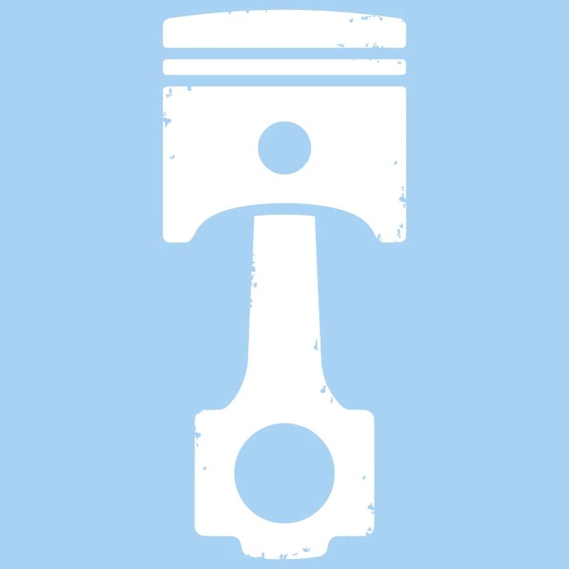 Piston Engine Vintage Icon Design