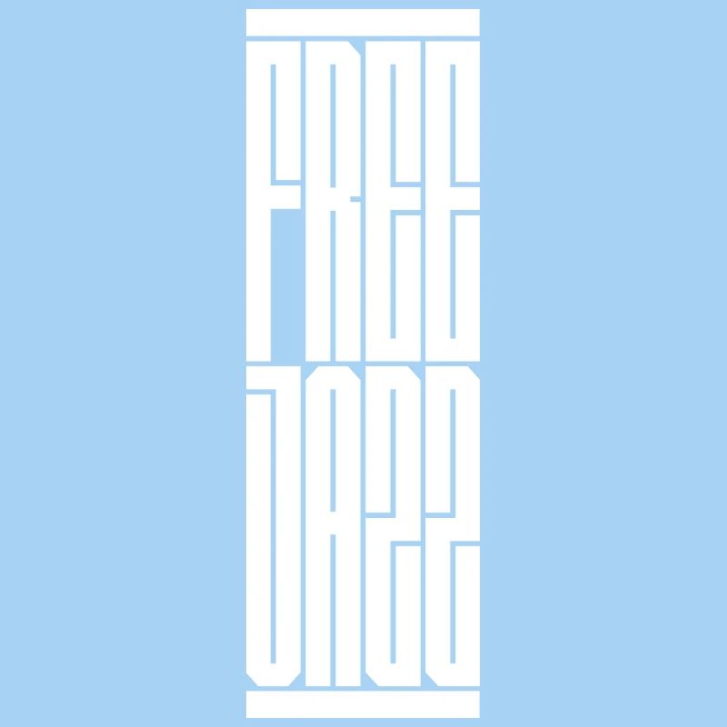 Conception typographique de jazz libre. Cadeau idéal pour le moderne