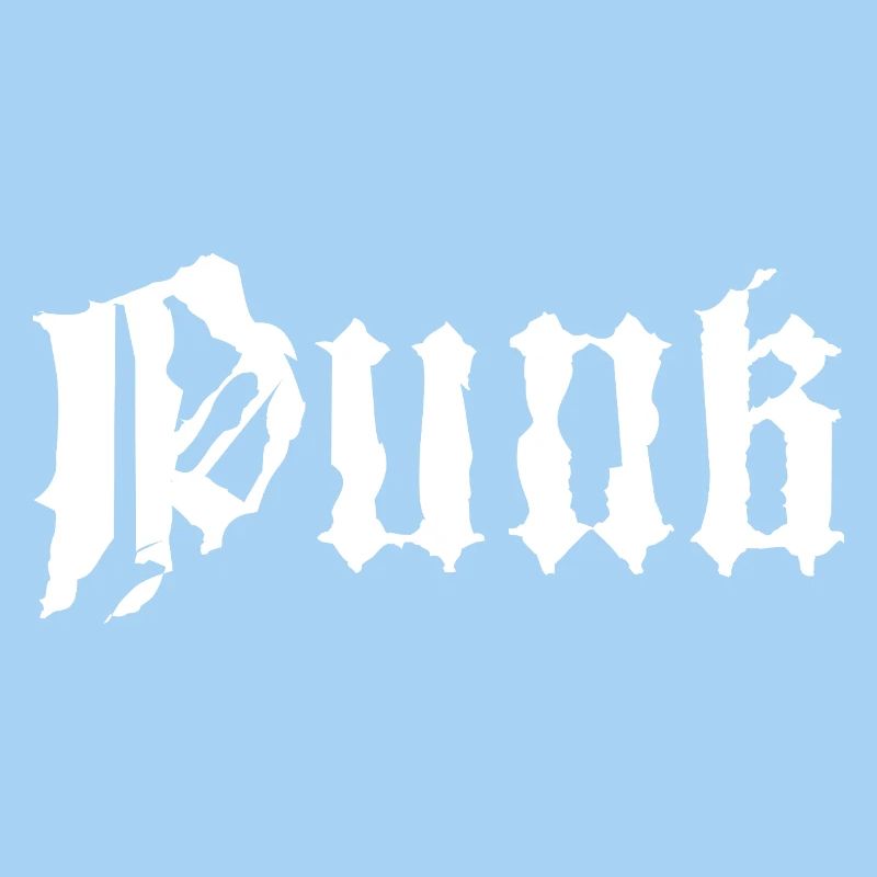 Punk Grunge Gothic Typography Design
