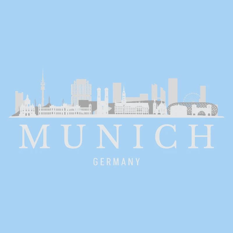 Munich Skyline, Munich Germany