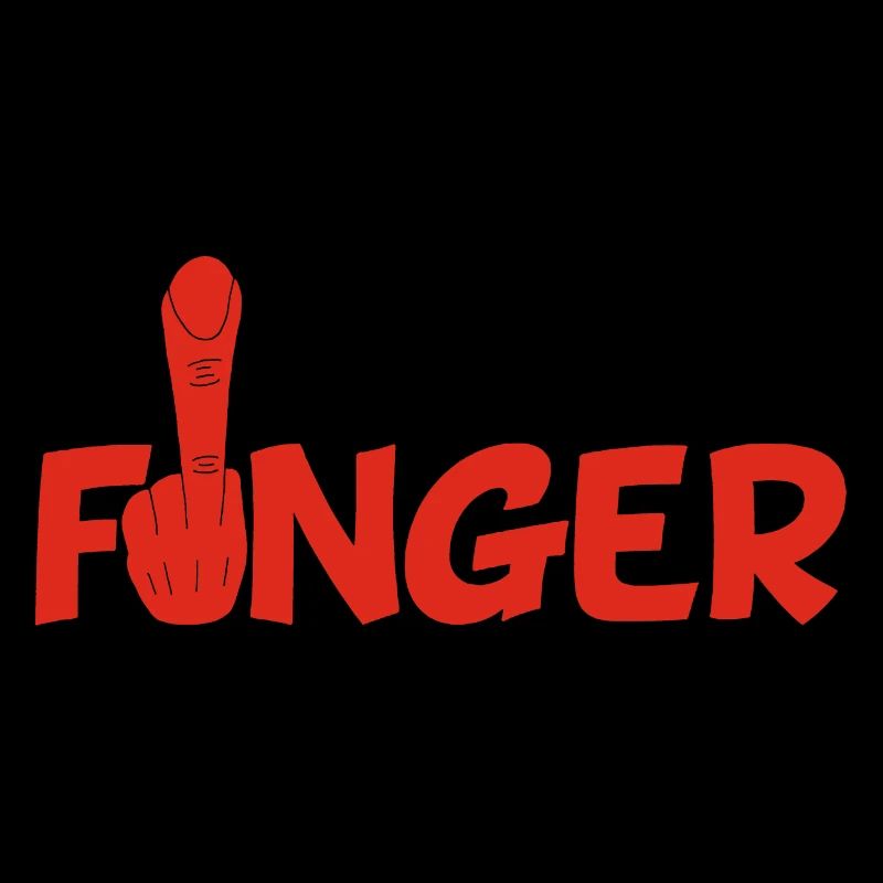 Der Finger (rot)