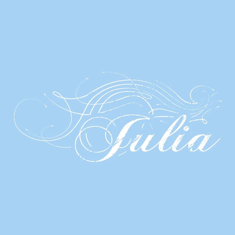 Julia decorated white