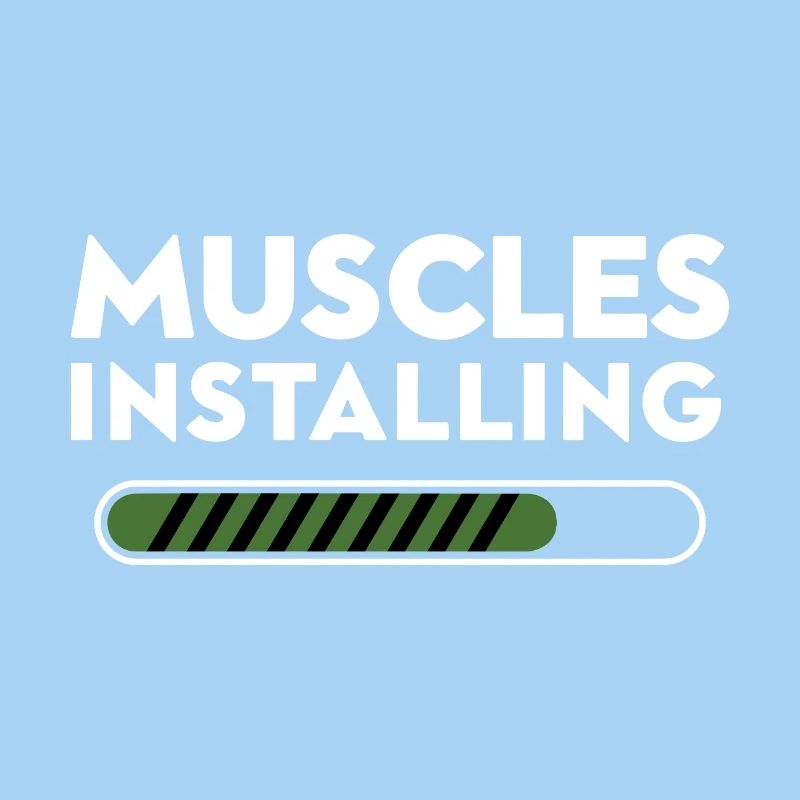 Muscles Installing Fortschritt Grafik