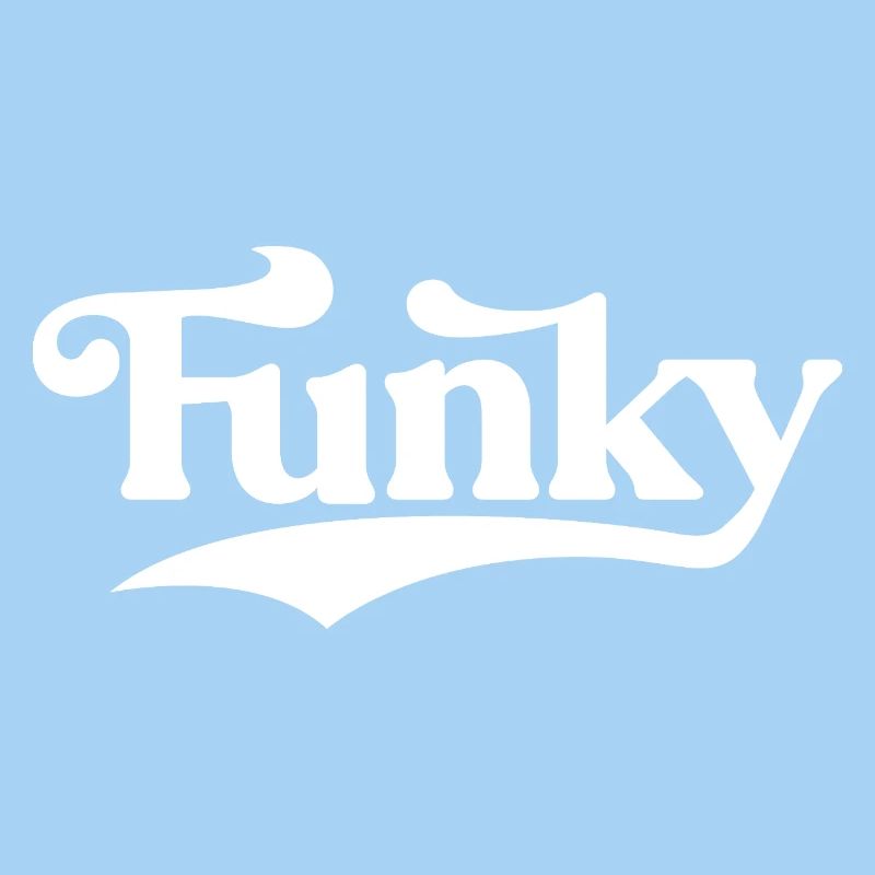 Funky Retro Script Logo