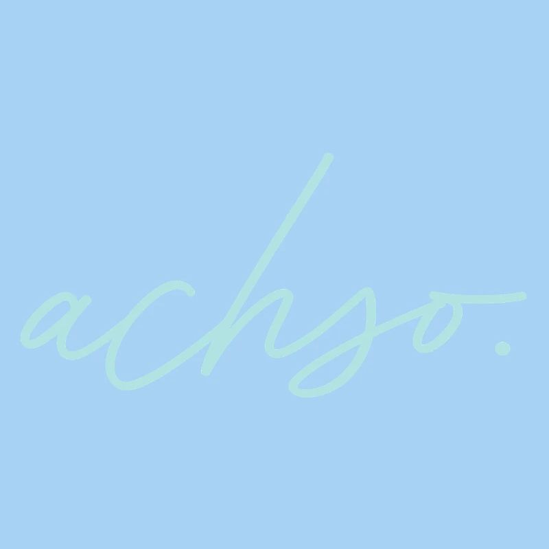 achso. Bluewave