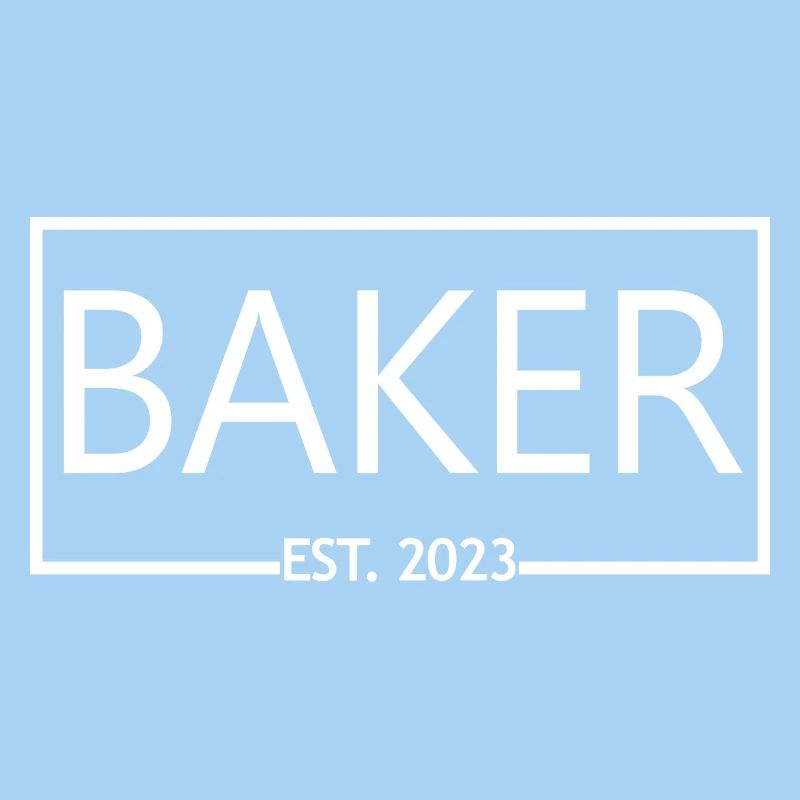 Baker Est. 2023 Abschluss Konditorei Backen Student