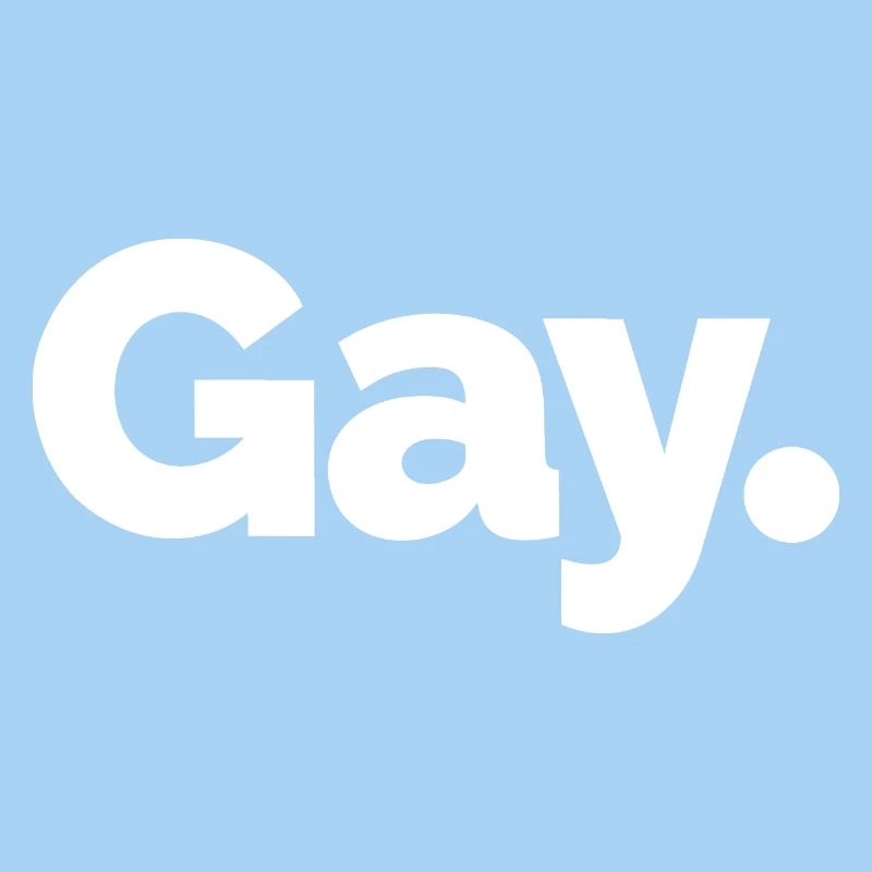 Schwul. Pride Bold Typographic