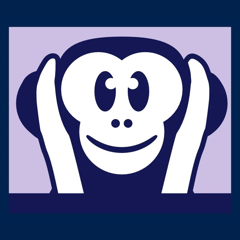 3 Wise Monkeys Hear Nothing Deaf Holds Ears To Monkey