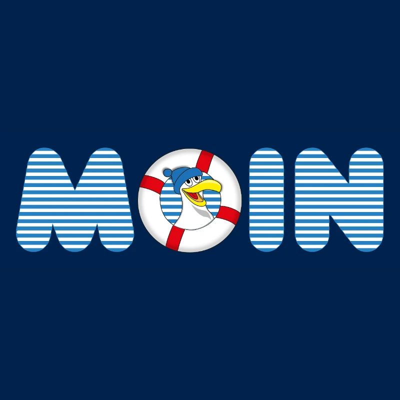 Moin Möve mit Rettungsring