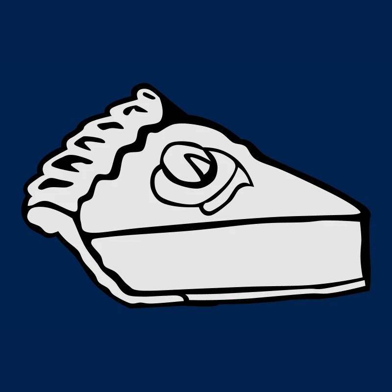 Slice der Kürbis-Kuchen