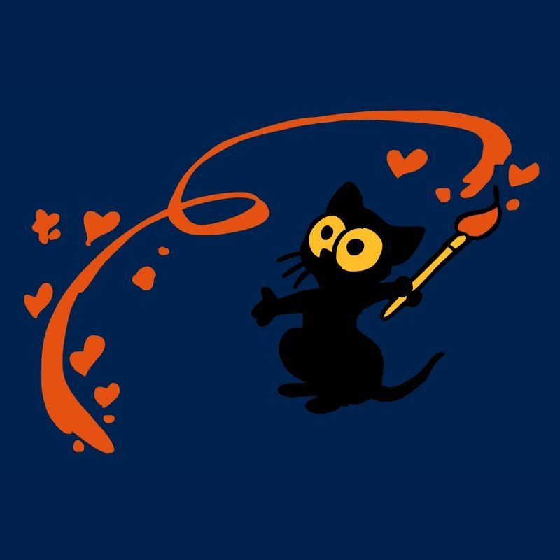 Kitten painter Georgia
