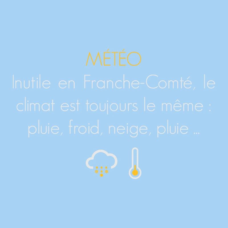 Franche Comté Humour Météo B