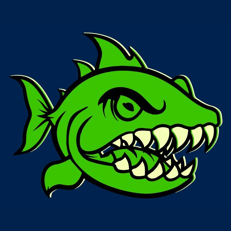piranha comic fish