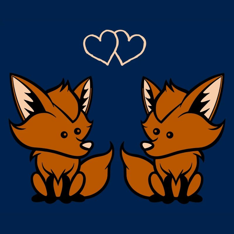 Foxes in love