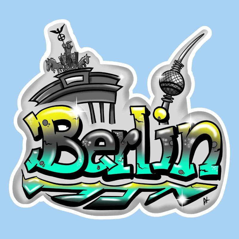 Berlin Schriftzug Graffiti